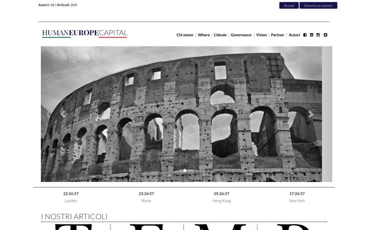 Screenshot of humaneuropecapital.com