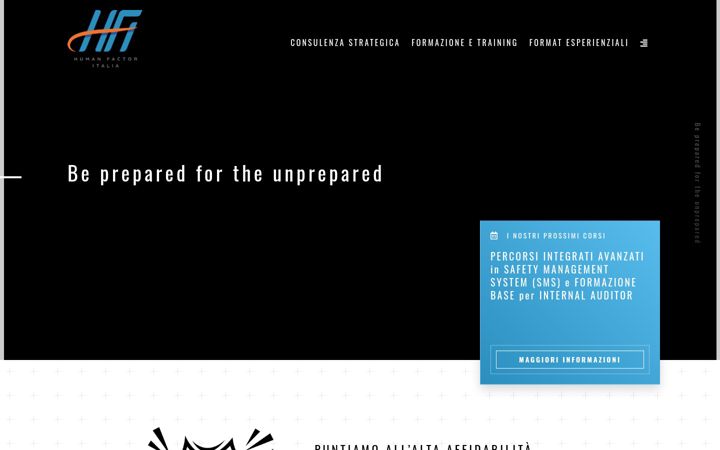 Screenshot of humanfactoritalia.com