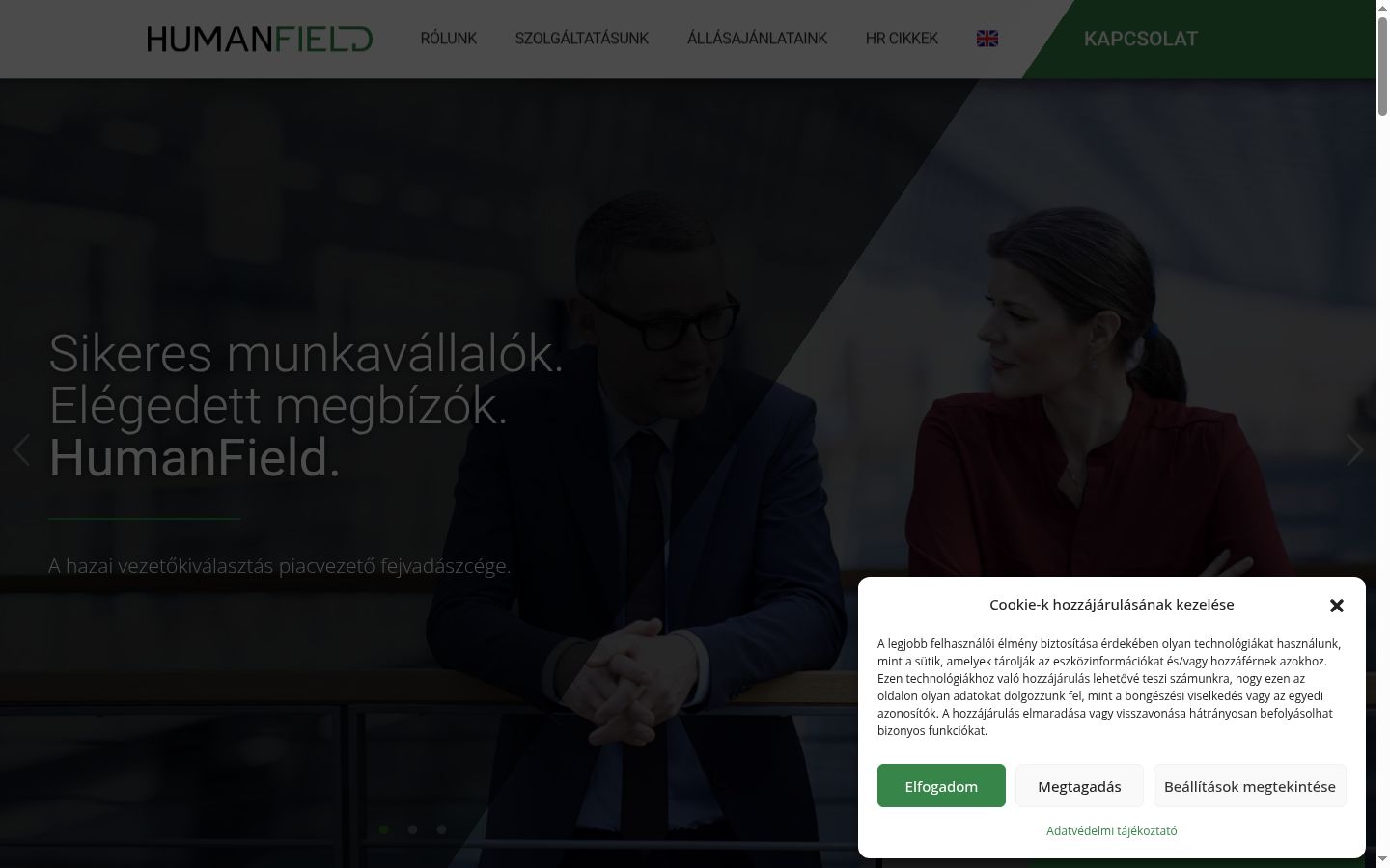 Snímek obrazovky baneru souhlasu zobrazeného před jakoukoli interakcí