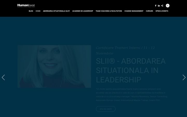 Screenshot of humaninvest.ro