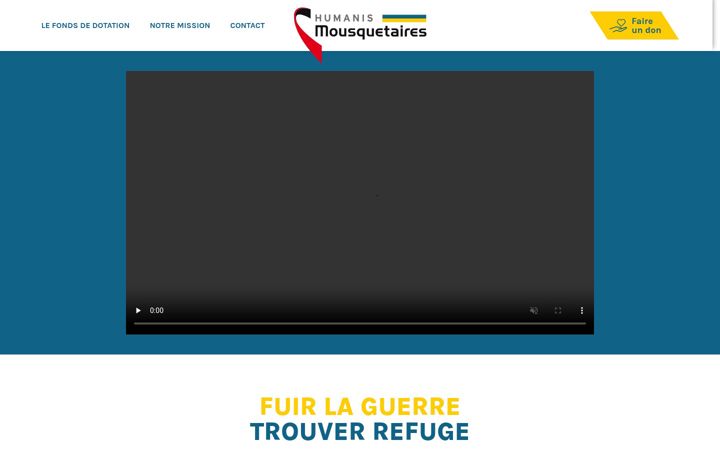 Screenshot of humanis-mousquetaires.org