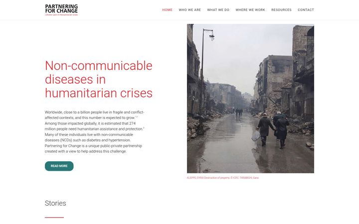 Screenshot of humanitarianncdaction.org