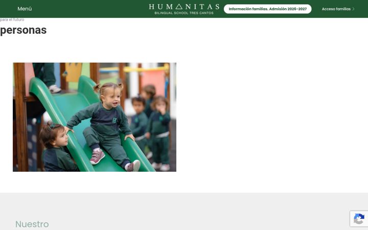 Screenshot of humanitastrescantos.com