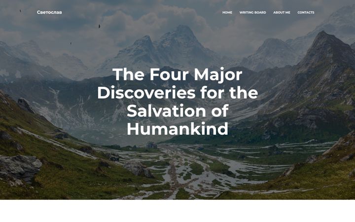 Screenshot of humankindsalvation.com
