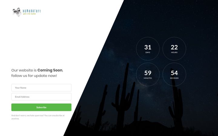 Screenshot of humankraft.hu