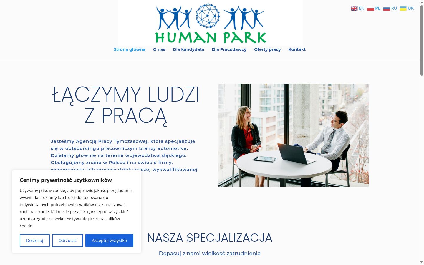 Sutikimo reklamjuostės, rodytos prieš bet kokią sąveiką, ekrano kopija