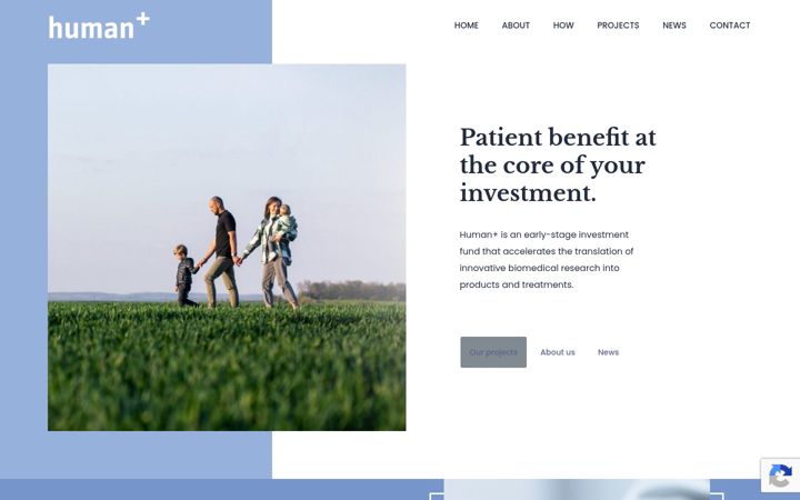Screenshot of humanplus.org