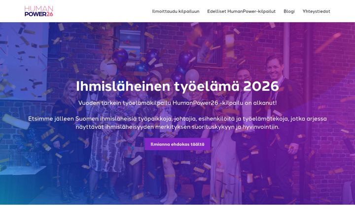Screenshot ta' humanpower25.fi