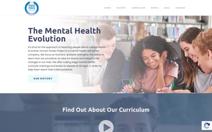 Screenshot of humanpowerproject.com