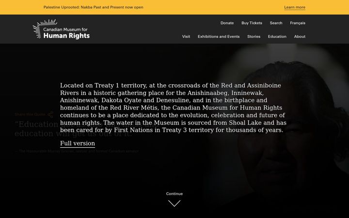 Screenshot of humanrights.ca