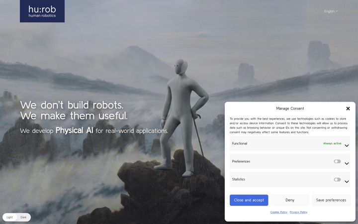 Screenshot of humanrobotics.it
