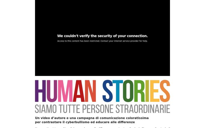 Screenshot of humanstories.it