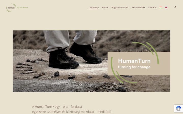 Screenshot van humanturn.com