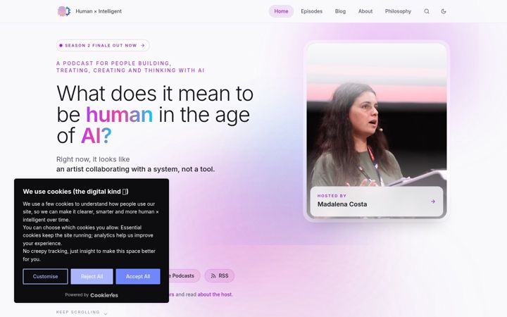 Screenshot of humanxintelligent.com