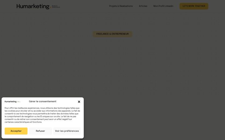 Screenshot of humarketing.fr