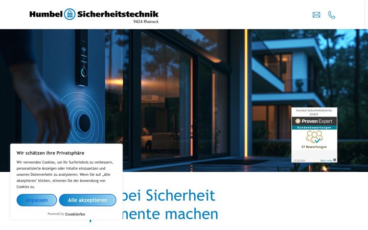 Screenshot of humbel-sicherheit.ch