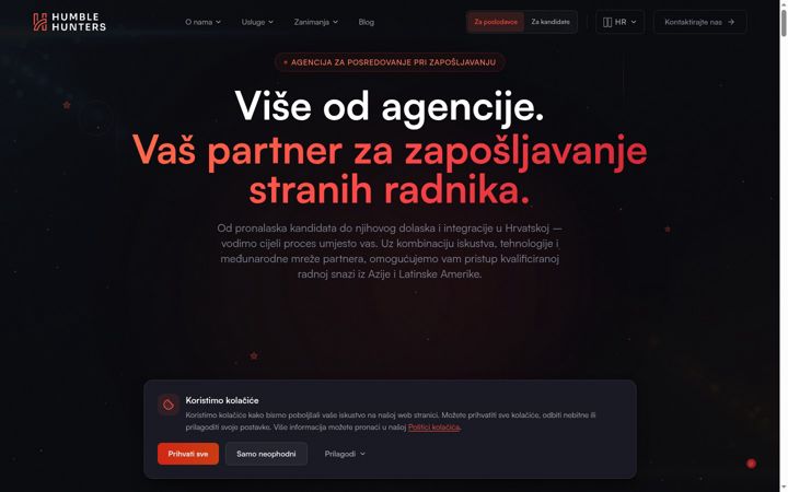 Screenshot of humble-hunters.com