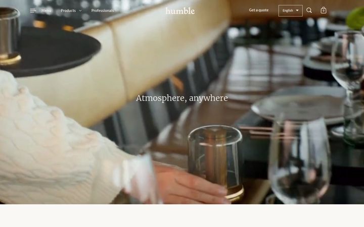 Screenshot of humblelights.com