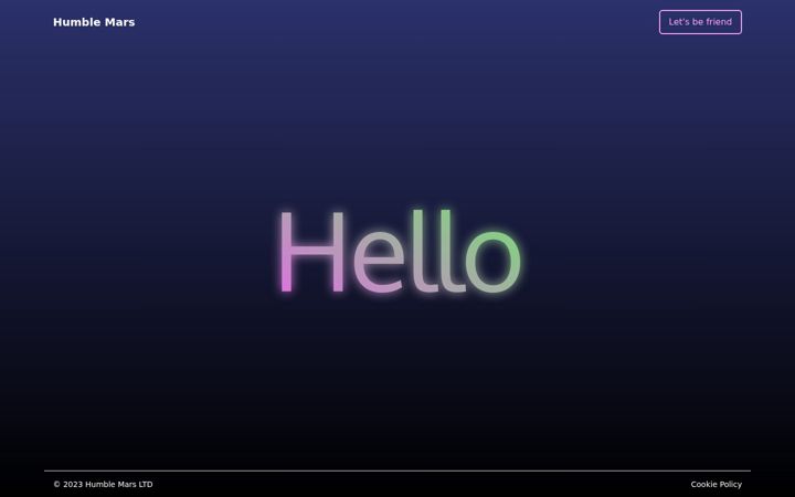Screenshot of humblemars.com