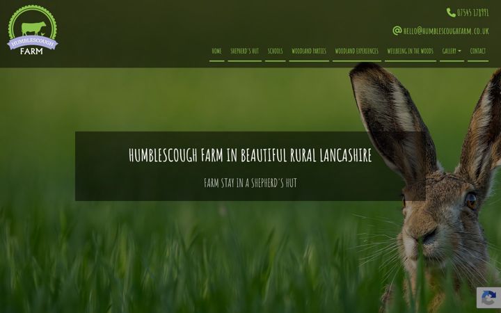 Screenshot of humblescoughfarm.co.uk