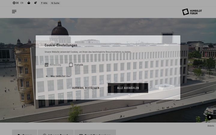 Zrzut ekranu humboldtforum.org
