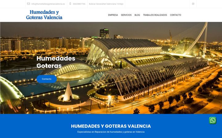 Screenshot of humedadesygoterasvalencia.es