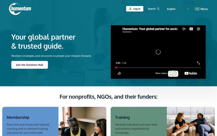 Screenshot of humentum.org
