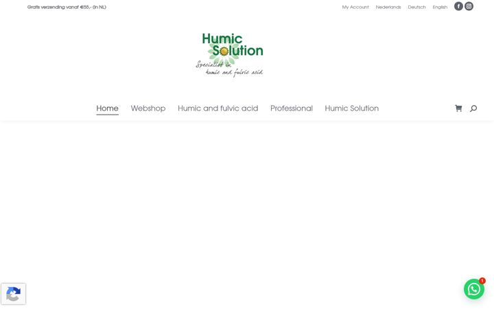 Screenshot of humicsolution.eu