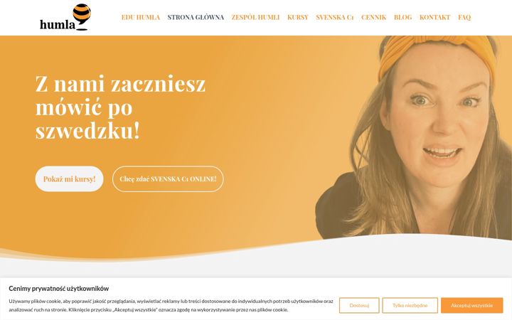 Screenshot of humla.online