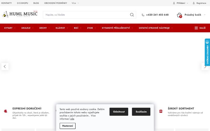 Screenshot of humlmusic.cz