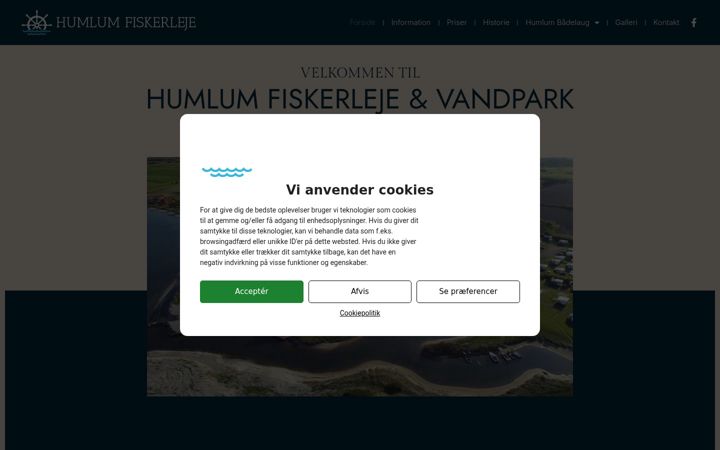 Screenshot of humlum-fiskerleje.dk
