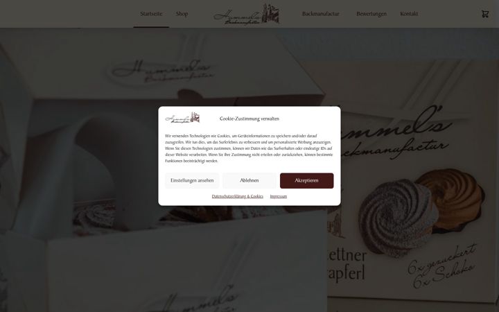 Screenshot of hummels-krapferl.at