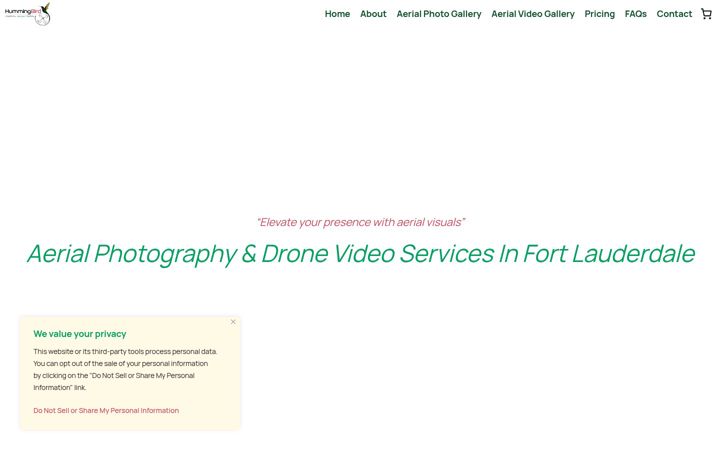 Screenshot of hummingbirdaerial.net