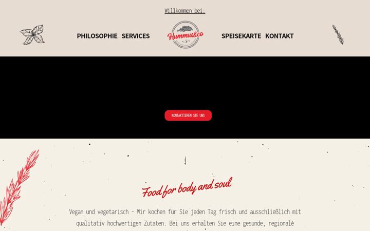 Screenshot of hummusundco.de
