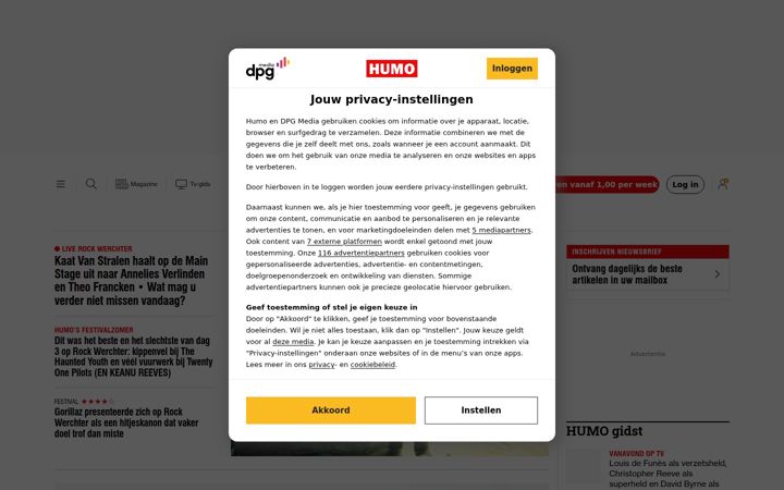 Képernyőkép: humo.be