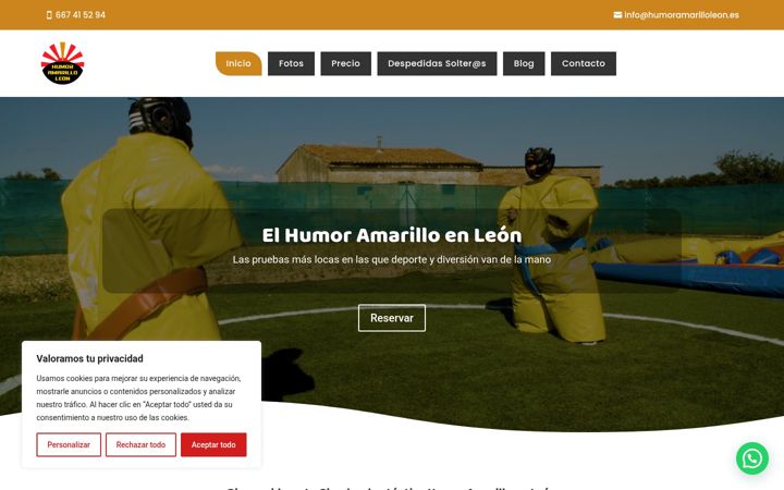 Screenshot of humoramarilloleon.es