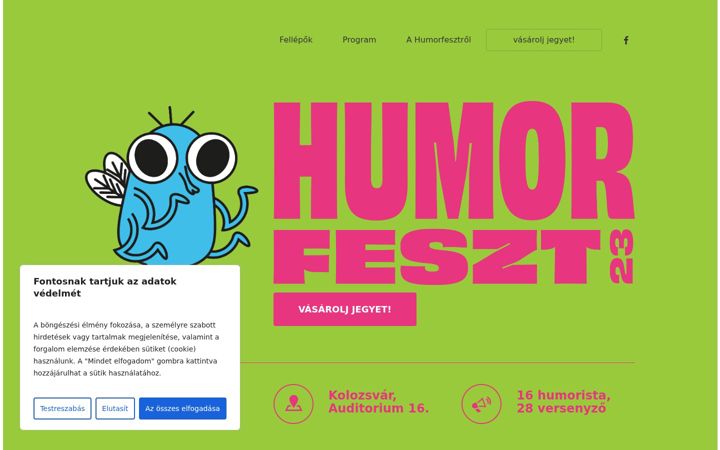 Screenshot of humorfeszt.ro