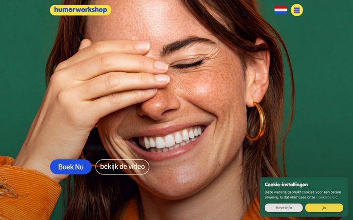 Screenshot of humorworkshop.nl