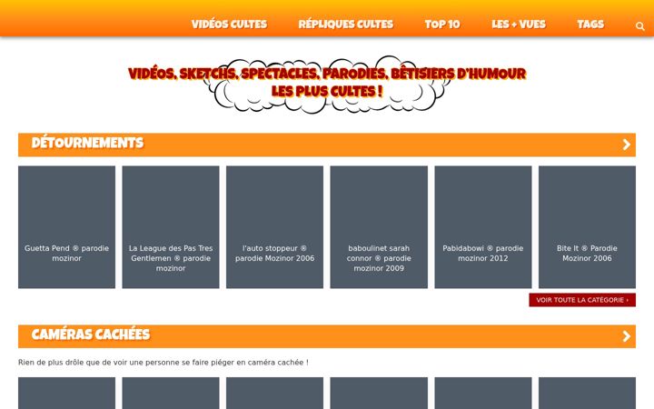 Screenshot of humour-culte.fr
