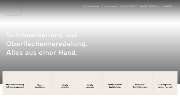 Screenshot of humpert.com