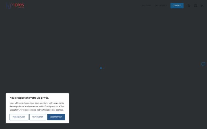 Screenshot of humples.fr