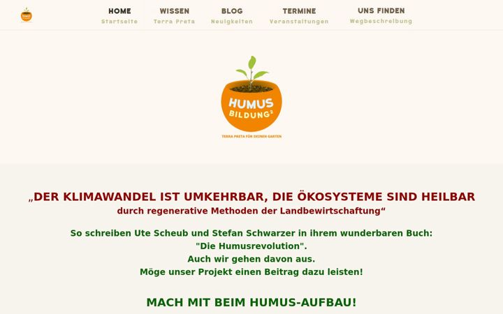 Screenshot of humusbildung-goettingen.de
