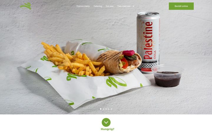 Screenshot of humushus.se