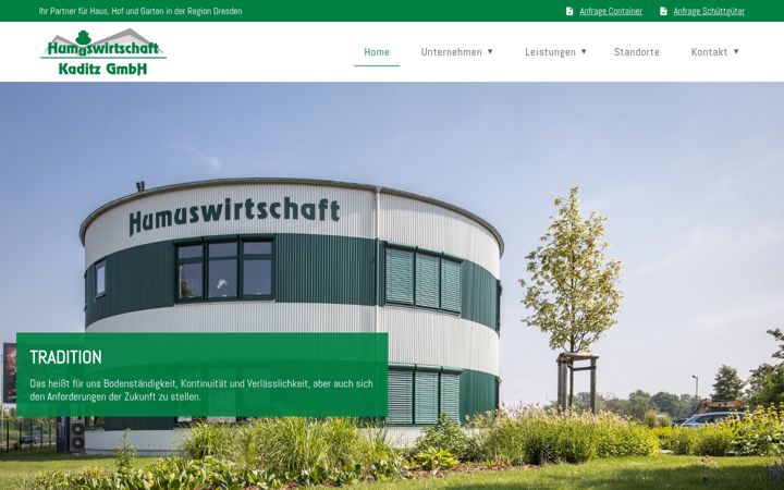 Screenshot of humuswirtschaft.de