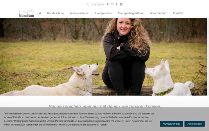 Screenshot di hund-um.de