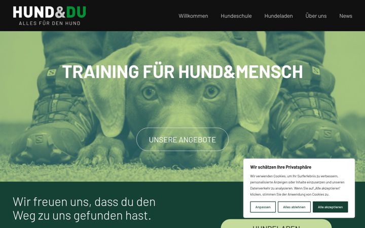 Screenshot of hund-und-du.net