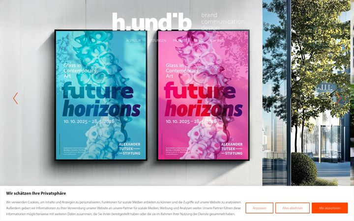 Screenshot of hundb.com
