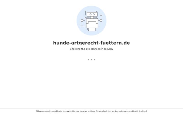 Screenshot van hunde-artgerecht-fuettern.de