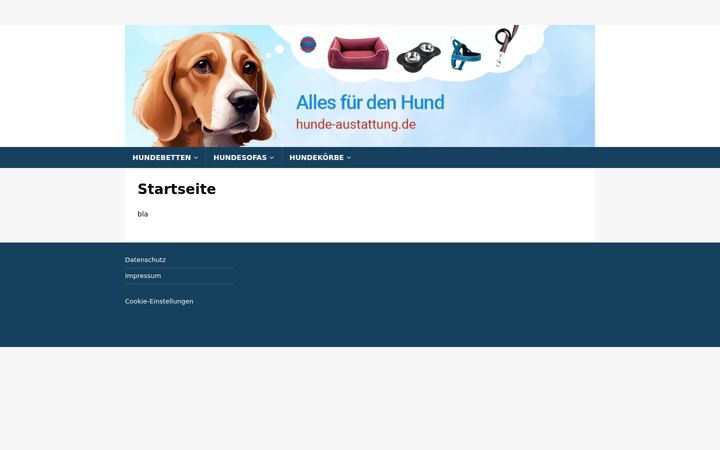 Screenshot van hunde-ausstattung.de