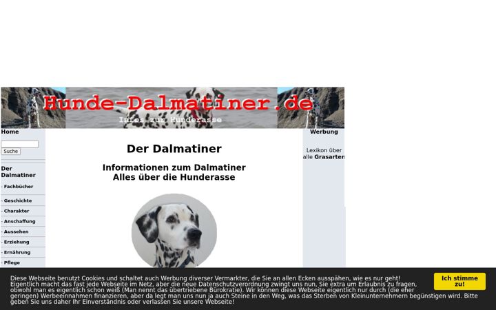 Capture d'écran de hunde-dalmatiner.de